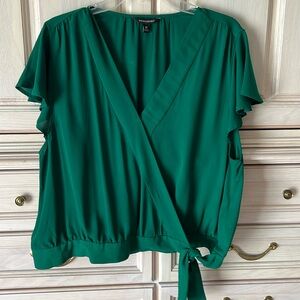 Banana Republic V-neck wrap front top